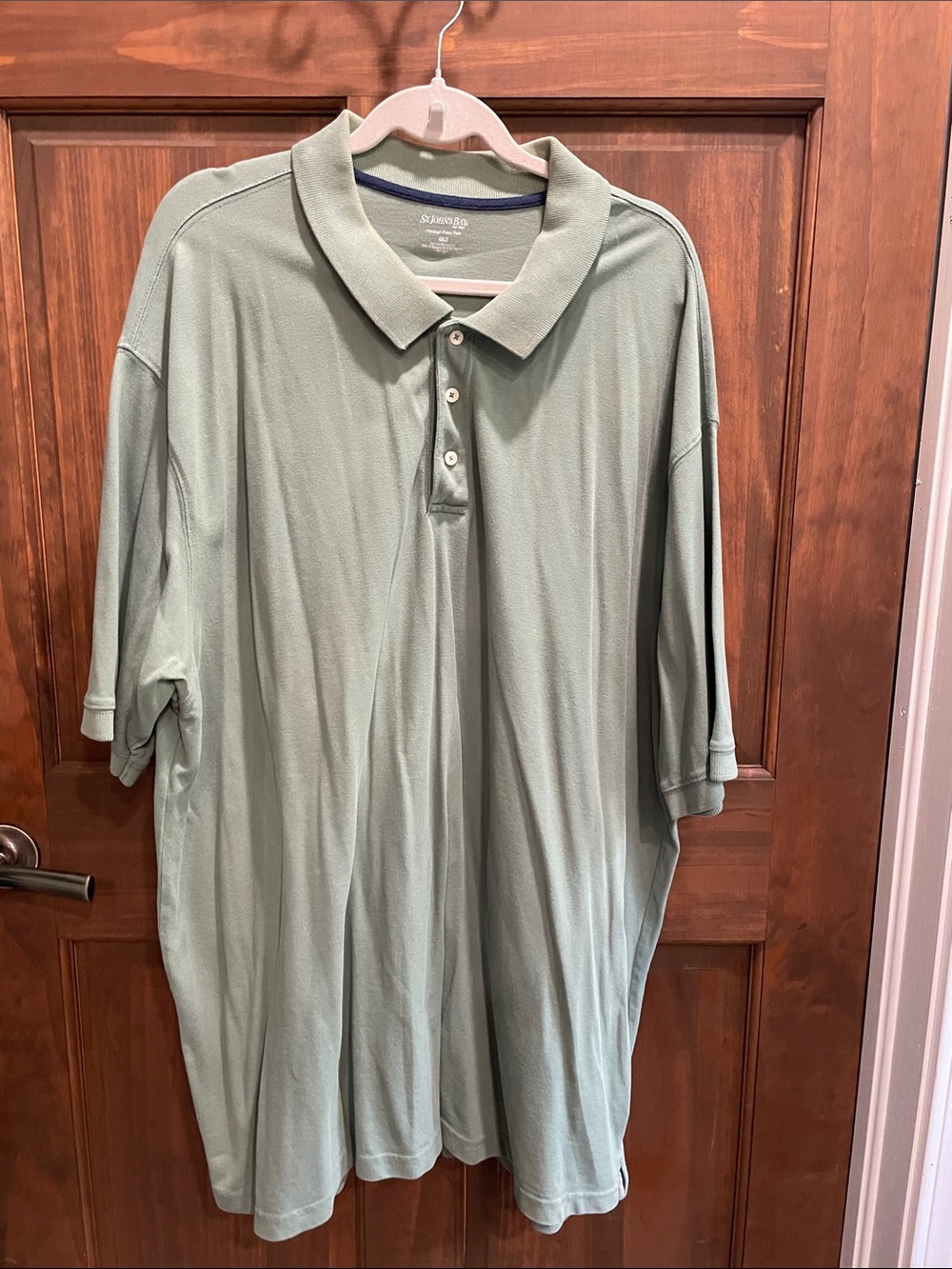 St. John's Bay Sage Green Men's Polo Shirt